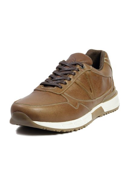 Tenis Moda Cuero Hombre Miel VillabonR VA-3014