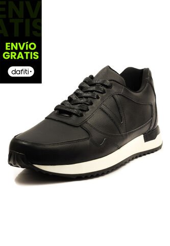 Tenis Cuero Negro VillabonR VA-3002 VillabonR