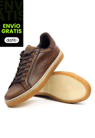 Tenis Cuero Café VillabonR VT-3013 VillabonR