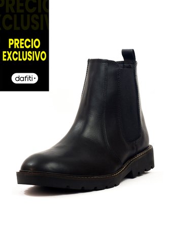 Botín Cuero Negro VillabonR VSH-5007 VillabonR