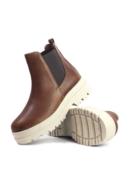 Botines Cuero Mujer Cafe VillabonR VBA-5736