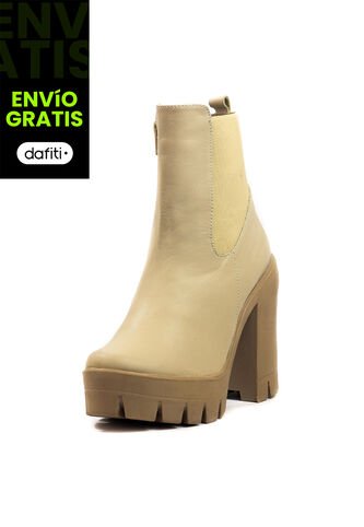 Botín Cuero Beige VillabonR VSH-5010 VillabonR