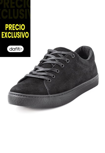 Tenis Cuero Hombre VillabonR VT-3022 Negro