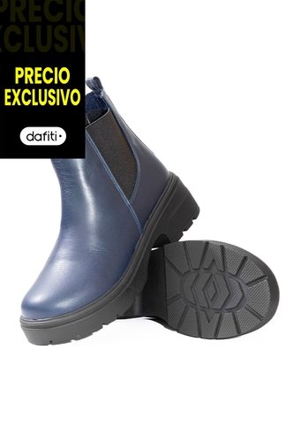 Botin Cuero Azul VillabonR VBA-5740 VillabonR