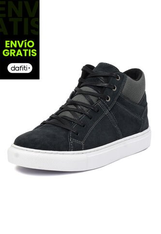 Teni Bota Moda Cuero Hombre Gris VillabonR VF-3030 VillabonR