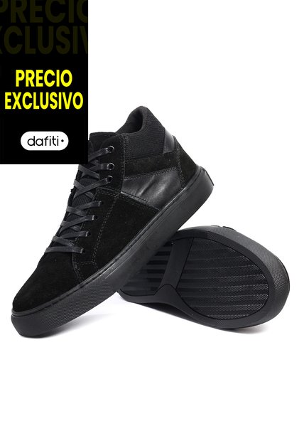 Teni Bota Moda Cuero Hombre Negro VillabonR VF-3032
