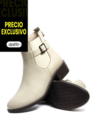 Botines Cuero Mujer Beige VillabonR VSH-5330 VillabonR