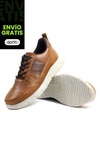 Tenis Cuero Hombre Miel VillabonR VL-3031C-A VillabonR