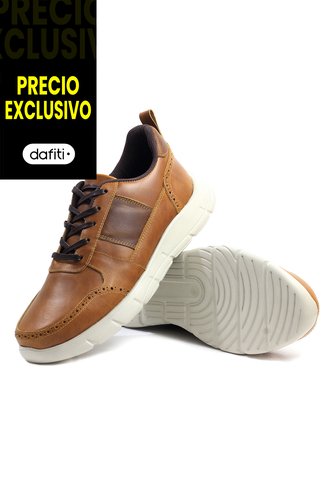 Tenis Cuero Hombre Miel VillabonR VL-3031C-A VillabonR