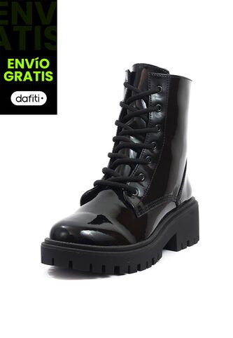 Botas Charol Mujer Negro VillabonR VMD-5045C-A VillabonR