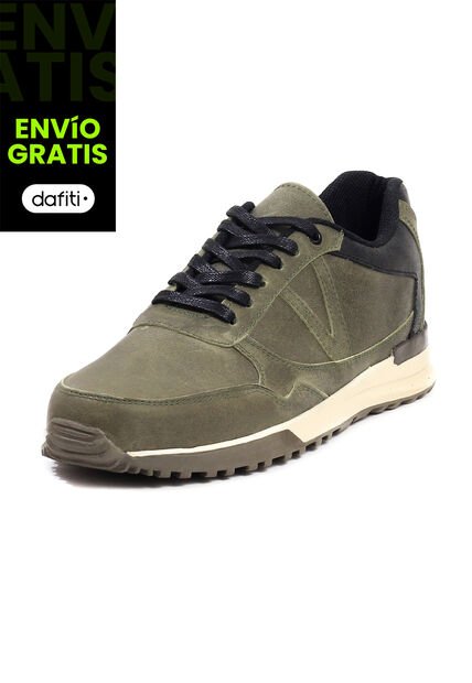 Tenis Hombre Cuero Verde VillabonR VA-3010C-A