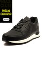 Tenis Hombre Cuero Negro VillabonR VA-3002C-A de VillabonR