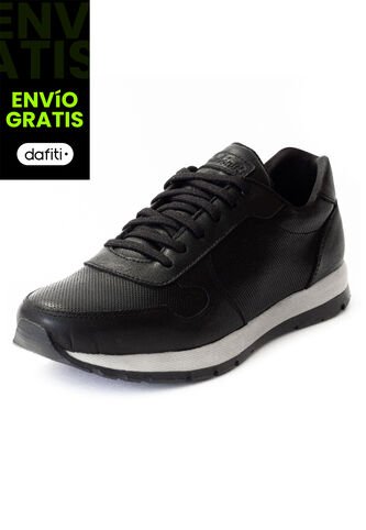 Tenis Hombre Cuero Negro VillabonR VP-3030C-A VillabonR