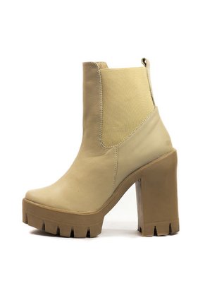 Botín Cuero Beige VillabonR VSH-5010