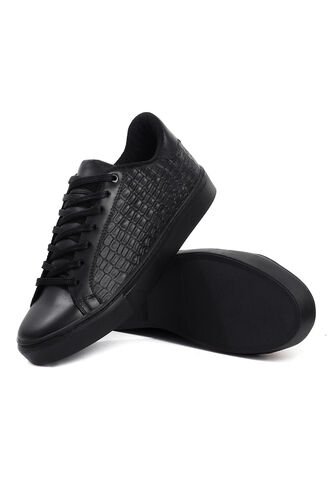 Tenis Cuero Negro VillabonR VT-3015 VillabonR