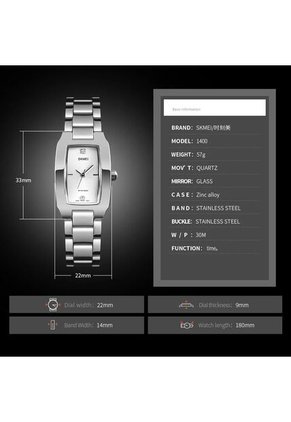 Reloj Skmei 1400 Clasico Lady - Plata
