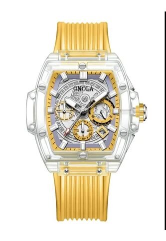 Reloj Onola 6811 Cronógrafo - Amarillo Vintage Accessories