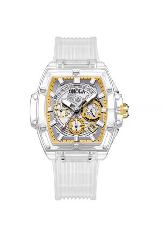Reloj Onola 6811 Cronógrafo Fondo Amarillo - Transparente Vintage Accessories
