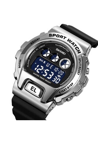 Reloj Skmei 1905 Digital Carcasa Plata - Negro Vintage Accessories