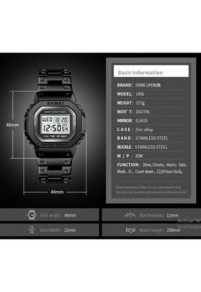 Reloj Skmei 1456 Digital - Negro