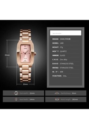 Reloj Skmei 1400 Clasico Lady - Bronce