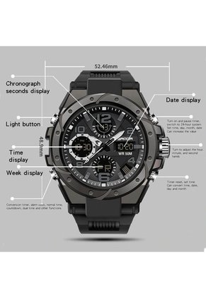 Reloj Hombre Sven 6008 - Negro