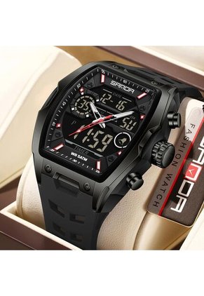 Reloj Hombre Sven 6235 Dual Time - Negro