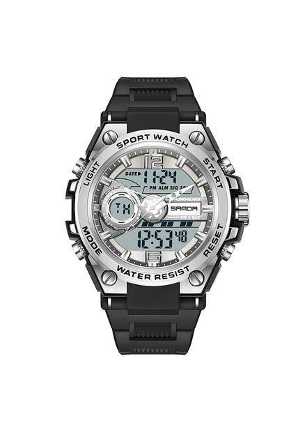 Reloj Hombre Sven 6092 Militar - Plata