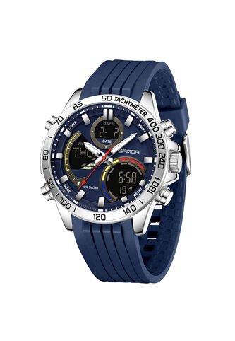 Reloj Sven 6269 Marco Plata - Azul Vintage Accessories