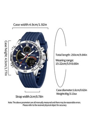 Reloj Sven 6269 Marco Plata - Azul