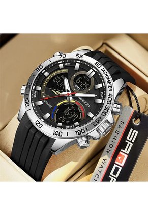 Reloj Sven 6269 Marco Plata - Negro