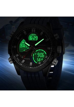 Reloj Sven 6269 Marco Dorado - Negro