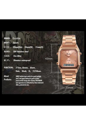 Reloj Scottie 1220 Clasico - Bronce