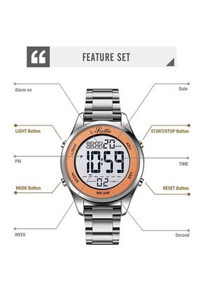 Reloj Scottie 1849 Digital - Plata