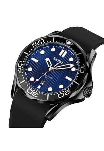 Reloj Casual Skmei 9276 Fondo Azul - Negro Vintage Accessories