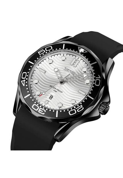 Reloj Casual Skmei 9276 Fondo Blanco - Negro