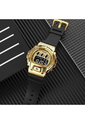 Reloj Skmei 1905 Digital Carcasa Dorada - Negro
