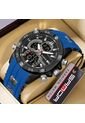 Reloj Hombre Sven 6162 Dual Time - Azul de Vintage Accessories