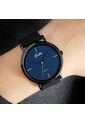 Reloj Scottie 2050 Minimalista Tablero Azul - Negro de Vintage Accessories