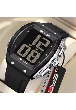 Reloj Hombre Sven 6222 Bisel Plata - Negro