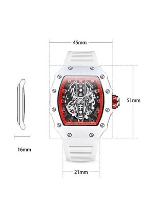 Reloj Onola 3826 Tablero Rojo - Blanco