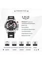 Reloj Lige 98135 Cronógrafo Tablero Negro - Plata de Vintage Accessories