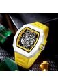 Reloj Onola 3826 Skeleton - Amarillo de Vintage Accessories