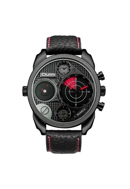 Reloj OULM 9316 Multi Analogo - Negro