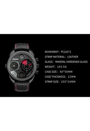 Reloj OULM 9316 Multi Analogo - Negro