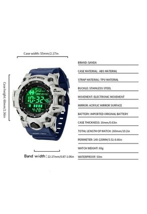 Reloj Hombre Sven 6229 Digital - Blanco