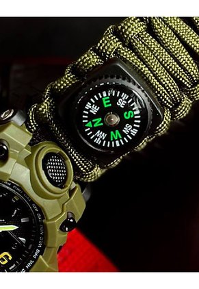 Reloj S-Shock Skmei Supervivencia 1155 - Verde