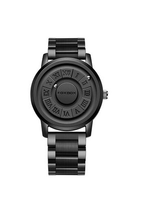 Reloj FoxBox (Braille) Magnético Acero - Negro