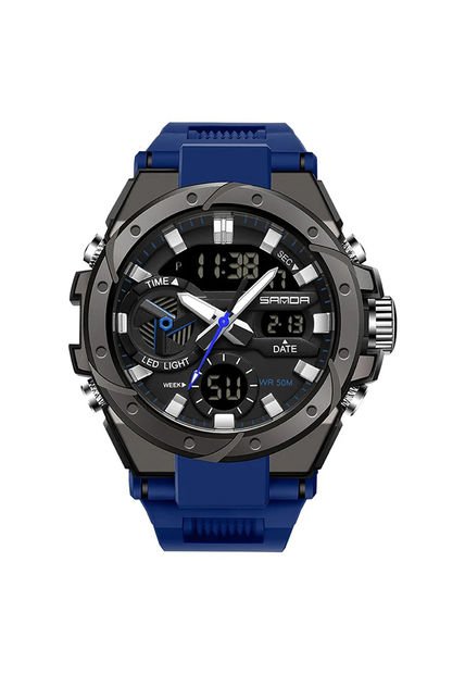 Reloj Hombre Sven 3313 Militar - Azul
