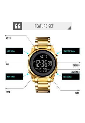 Reloj Skmei 1611 Digital Original - Dorado